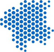 circle shape of suriname map. png