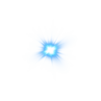 Blue glowing lights effects isolated. Solar flare with beams and spotlight. Glow effect. Starburst with sparkles. PNG. png