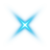 Blue glowing lights effects isolated. Solar flare with beams and spotlight. Glow effect. Starburst with sparkles. PNG. png