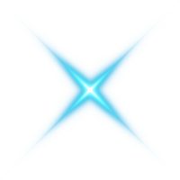 Blue glowing lights effects isolated. Solar flare with beams and spotlight. Glow effect. Starburst with sparkles. PNG. png