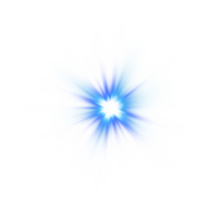 azul brillante luces efectos aislado. solar llamarada con vigas y destacar. resplandor efecto. Starburst con destellos png. png