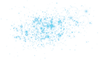 Blue glitter wave abstract illustration. Blue star dust trail sparkling particles isolated. Magic concept. PNG