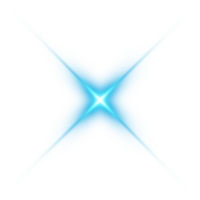 Blue glowing lights effects isolated. Solar flare with beams and spotlight. Glow effect. Starburst with sparkles. PNG. png