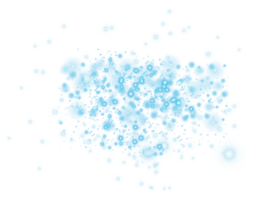 Blue glitter wave abstract illustration. Blue star dust trail sparkling particles isolated. Magic concept. PNG