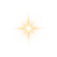 dourado brilhando luzes efeitos isolado. solar flare com feixes e Holofote. brilho efeito. starburst com brilhos. png. png