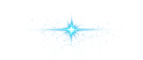 Blue glowing lights effects isolated. Solar flare with beams and spotlight. Glow effect. Starburst with sparkles. PNG. png