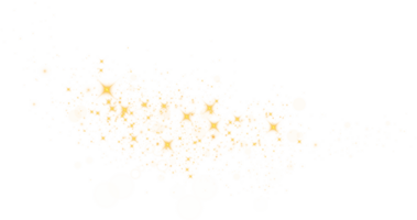 gyllene glitter Vinka abstrakt illustration. gyllene stjärna damm spår gnistrande partiklar isolerat. magi begrepp. png. png