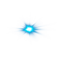 Blau glühend Beleuchtung Auswirkungen isoliert. Solar- Fackel mit Balken und Scheinwerfer. glühen Wirkung. Starburst mit funkelt. png. png