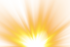 golden glühend Beleuchtung Auswirkungen isoliert. Solar- Fackel mit Balken und Scheinwerfer. glühen Wirkung. Starburst mit funkelt. png. png