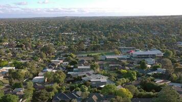 Houses in Suburban Australia Aerial View of Typical Streets and Housing video