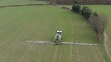 Farmland Being Sprayed With Controversial Glyphosate Herbicide video