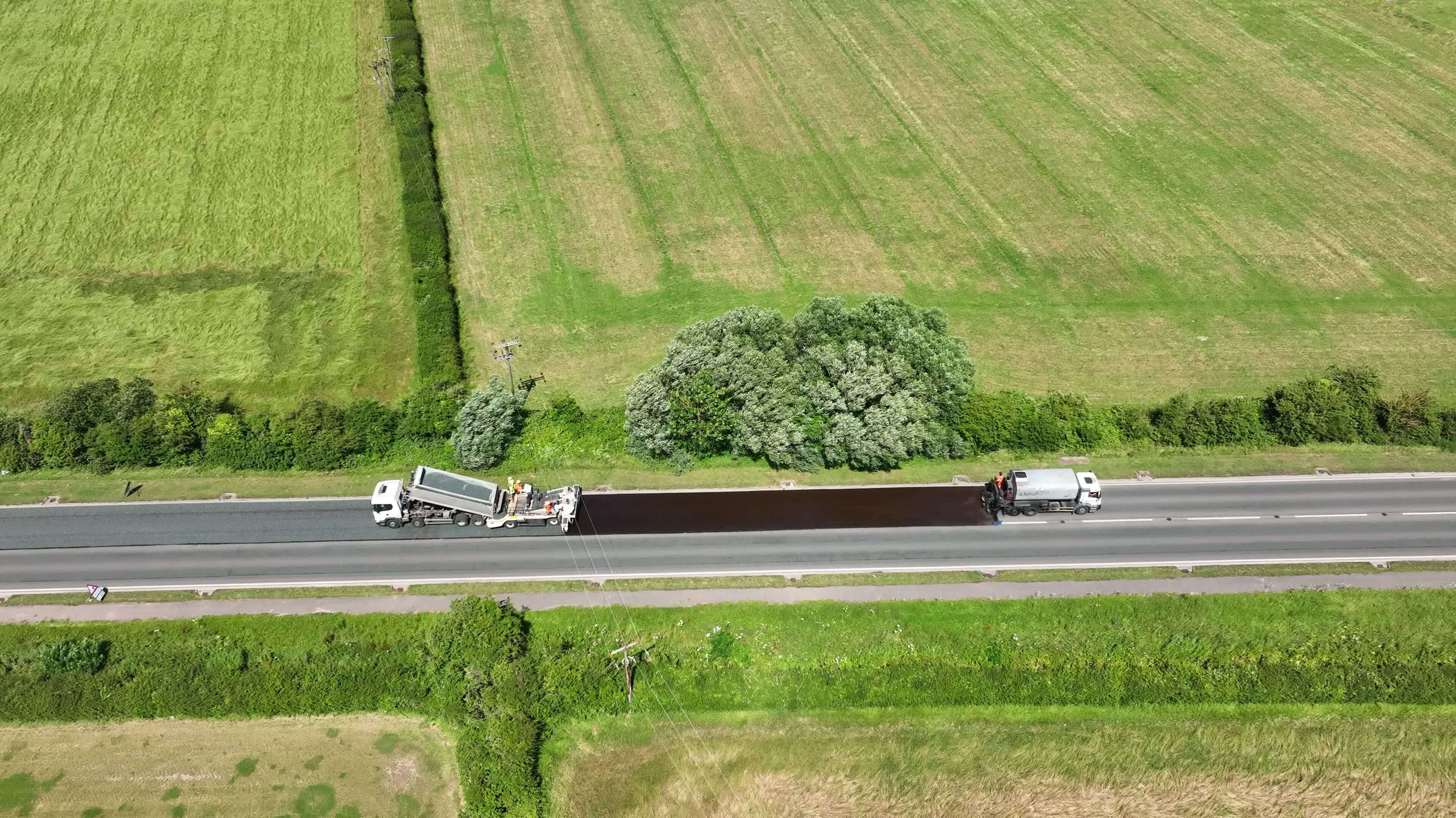 Road Resurfacing Using Micro Asphalt Surface Dressing 23450072 Stock concrete-driveway-resurfacing-duluth-concrete-company