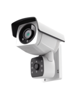 Security surveillance camera isolated on transparent background, created with png
