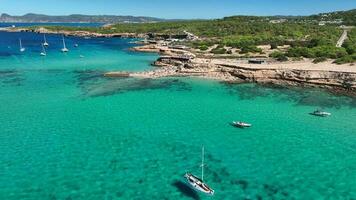 des plages et bars de Ibiza sur le Ouest côte de le île video