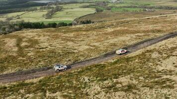 Mountain Rescue Emergency Services Travelling to Reach an Emergency Situation video