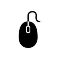 Mouse vector icon. PC illustration sign. computer symbol. device logo or mark.
