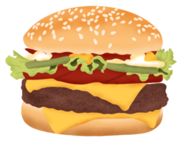 hamburguer com enlatado carne png