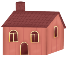 pop huis illustratie png