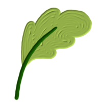een groen blad png