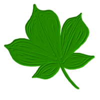 een groen blad png