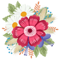 flower bouquet illustration png