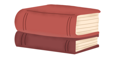 aesthetic book illustration png