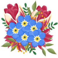 bloem boeket illustratie png