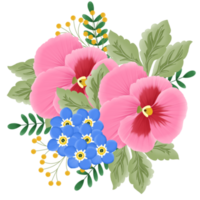 ilustración de ramo de flores png