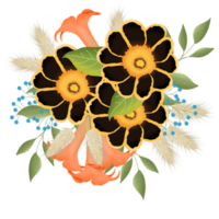 illustrazione del mazzo di fiori png