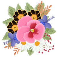 illustration de bouquet de fleurs png