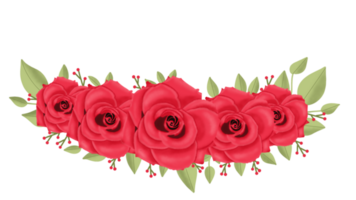 bouquet di fiori di rosa png