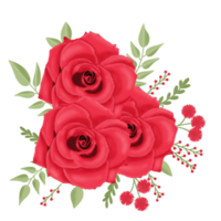 rose flower bouquet png