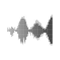 radio ola vector icono. monocromo sencillo sonido ola ilustración signo. señal símbolo o logo.