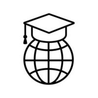 Online education vector icon, online courses illustration sign. webinar symbol or logo.