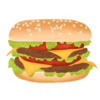 hamburger con formaggio png