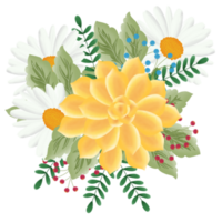 flower bouquet illustration png