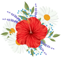 ilustração de buquê de flores png