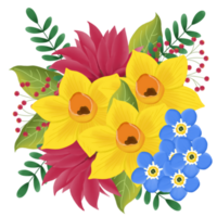 flower bouquet illustration png