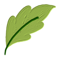 un' verde foglia png