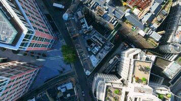 Bird's Eye View of the Streets of London video