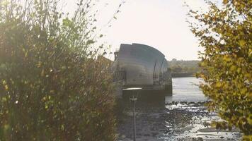 The Thames Barrier Protects London from Flooding During High Tides video