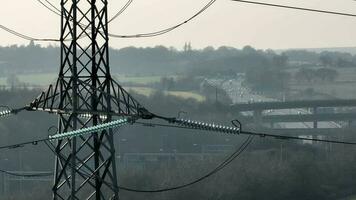 concept de relation entre électrique Véhicules et Puissance la fourniture de énergie video