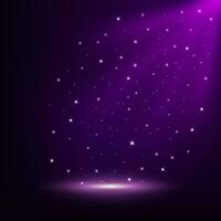 Violet lights shining background, Vector Illustration