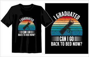 Graduation Vintage t-shirt design vector, Congratulations Graduates Class of 2023 vector