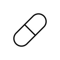 Capsule and Pill icon vector design templates