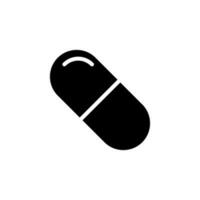 cápsula y píldora icono vector diseño plantillas