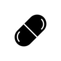 Capsule and Pill icon vector design templates