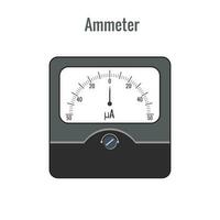 Ammeter is a physical device for measuring the current in the electrical circuit vector