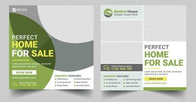 Real Estate Property Social Media Post or Modern Home Sale Social Media Promotion Square Flyer Web Banner Design Template Pro Vector Real estate home for sale social media banner template Free Vector