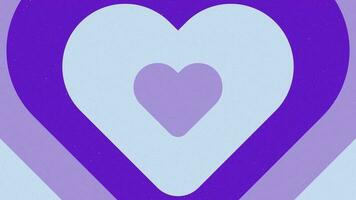 esthétique mignonne kawaii violet cœur tunnel mouvement Contexte video